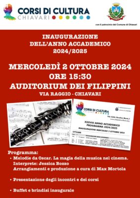 INAUGURAZIONE 24-25